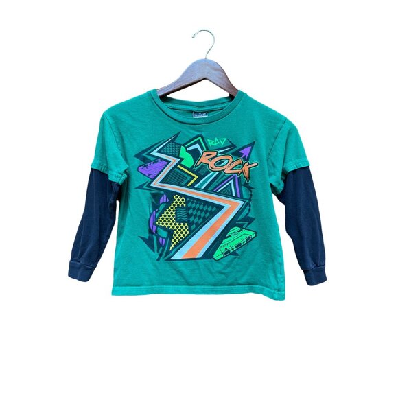 Rad Rock Graphic Art Screen printed T-shirt 2012 Collection Green - Picture 7 of 8